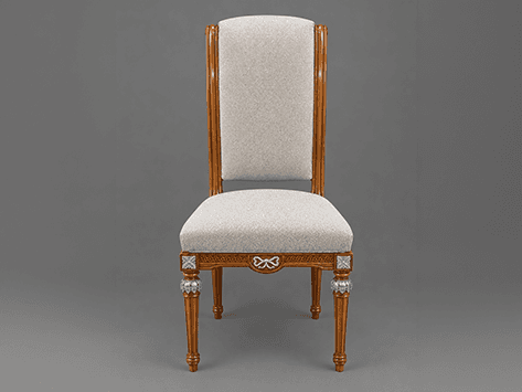 Restored Classic Dining/Accent Chair - Light Cream Edition